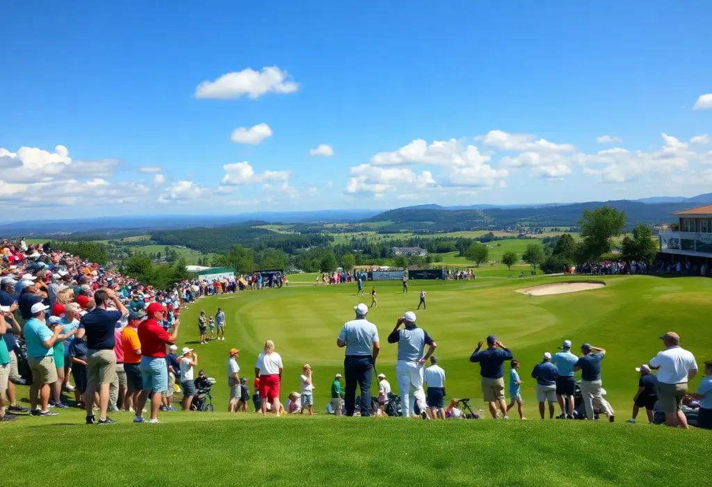Scottie Scheffler celebrating his victory at the American Express tournament.