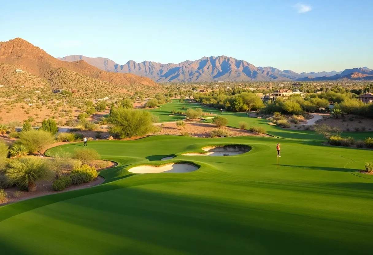 Beautiful golf course in Scottsdale, Arizona