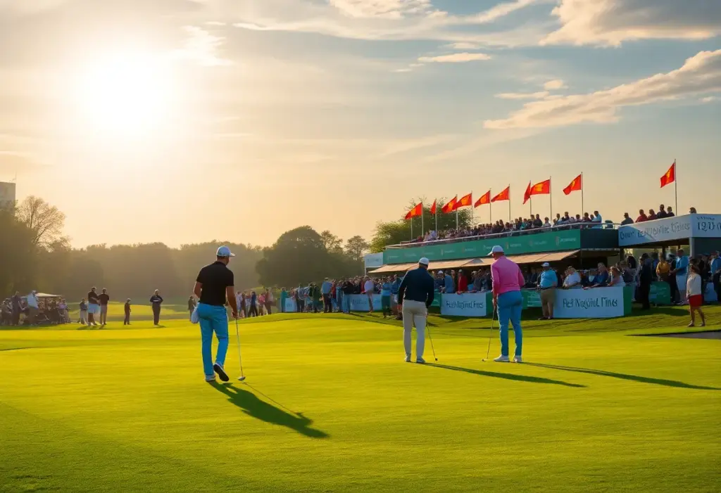 Scene from the SDC Open golf tournament at Zebula Golf Estate
