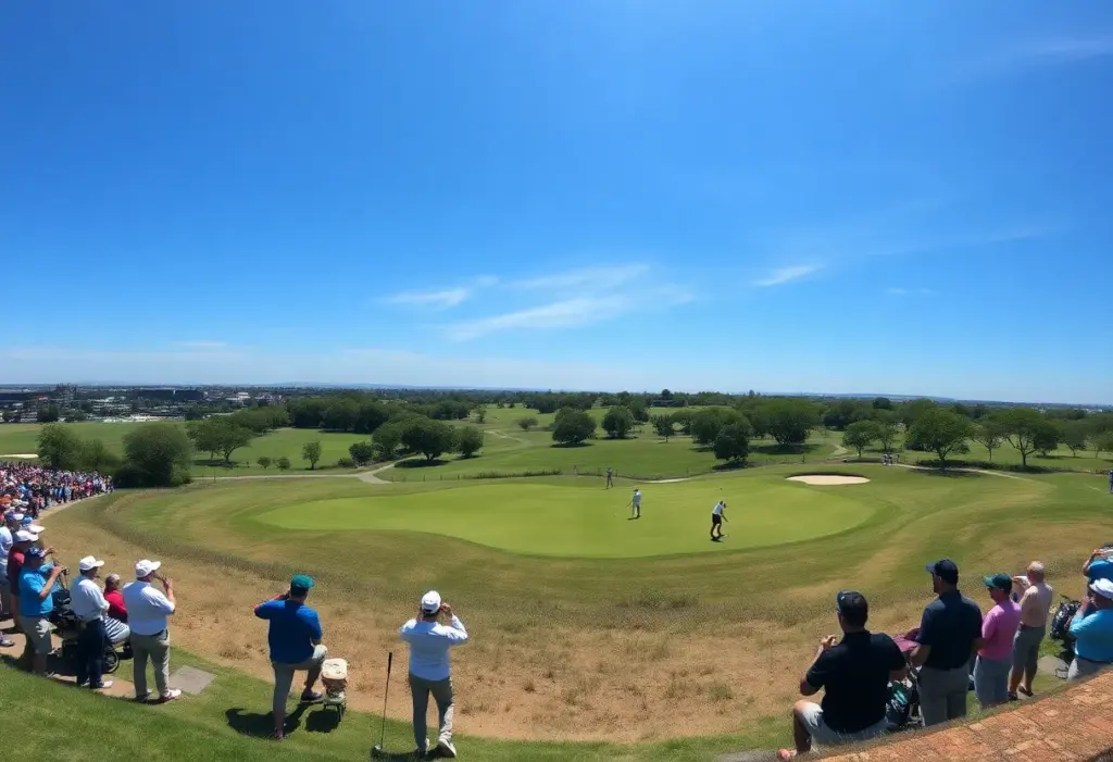 Golfers competing at the Sony Open 2026 in Waialae Country Club