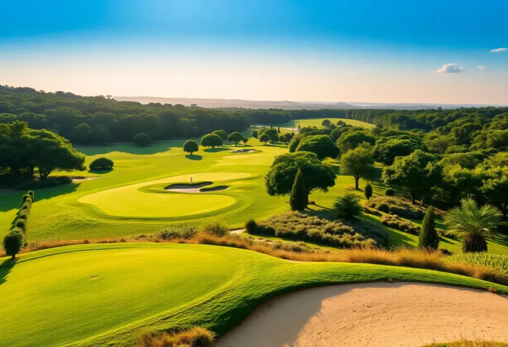 Stunning view of the golf courses at Terras da Comporta Golf Resort