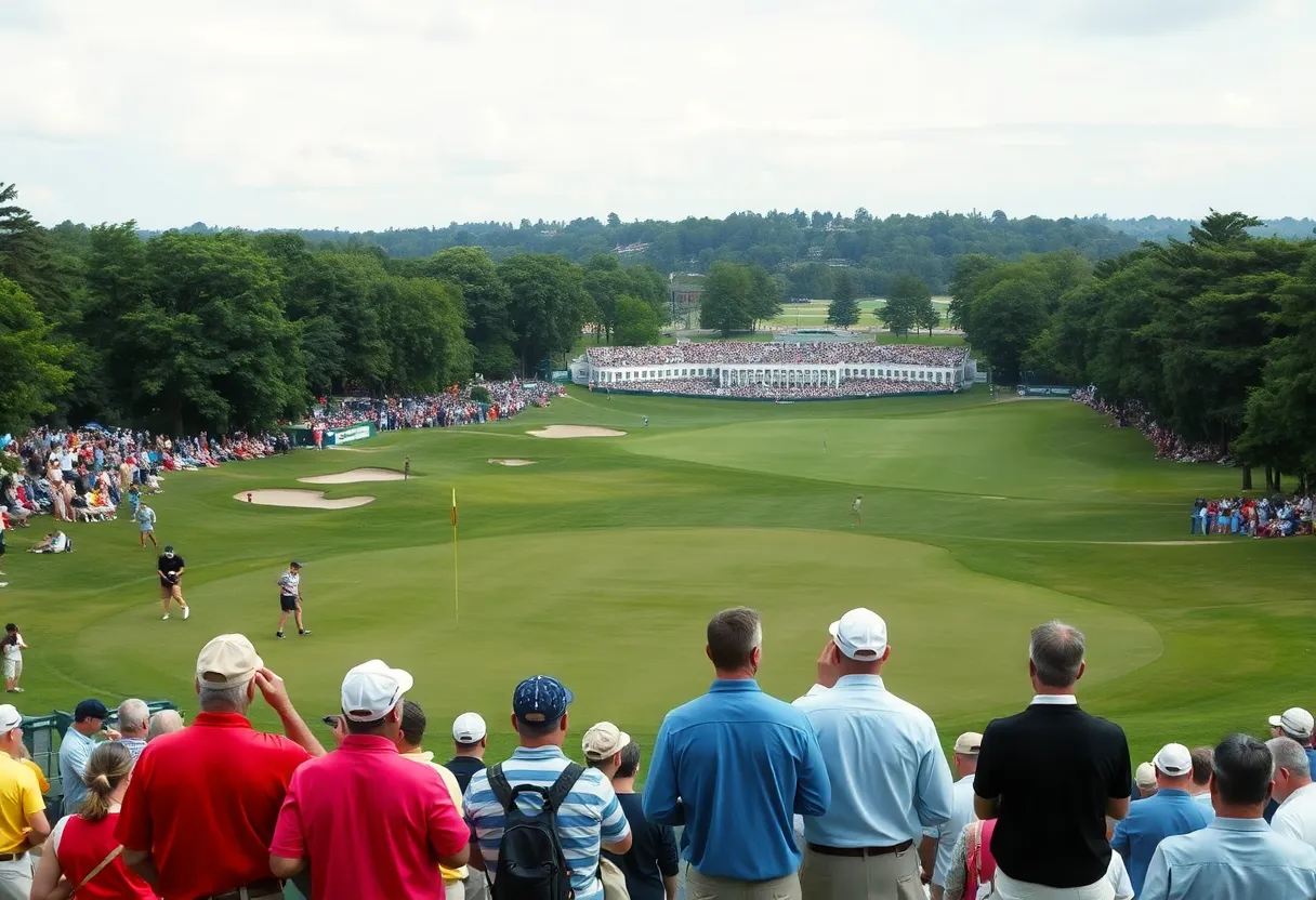 Scenic view of Torrey Pines Golf Course during the Farmers Insurance Open