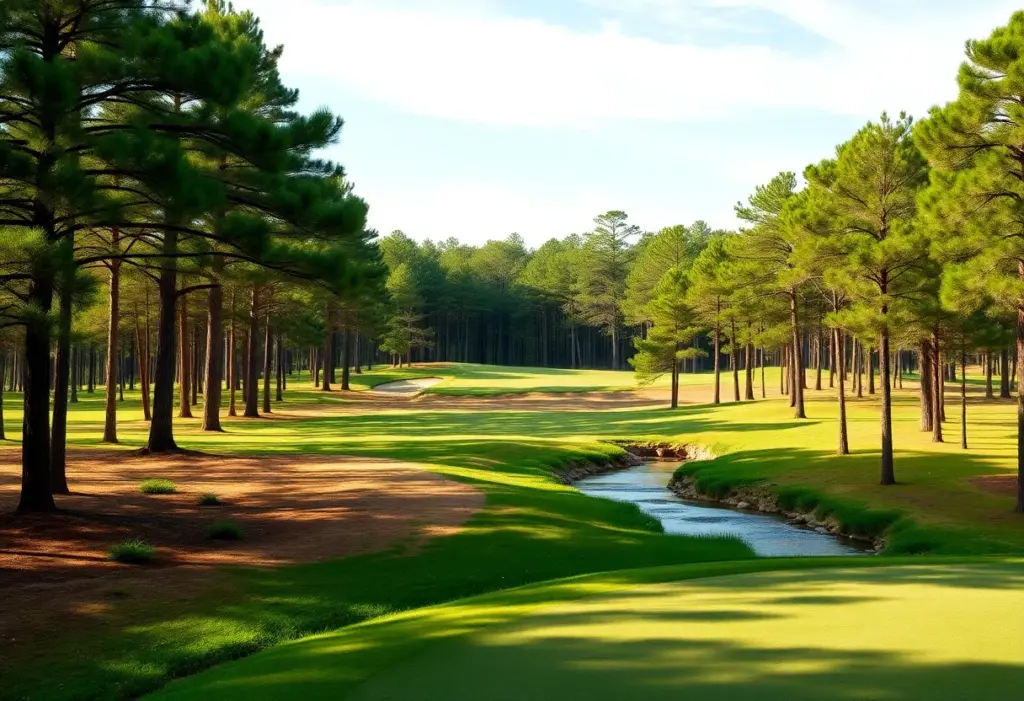 Scenic view of Wild Spring Dunes Golf Course with natural landscapes