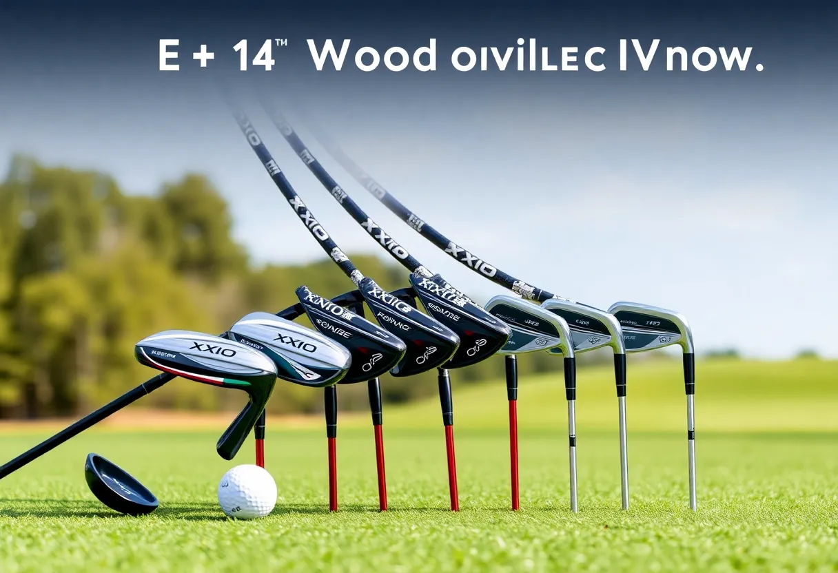 XXIO 14 fairway woods and irons for women