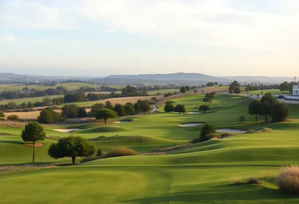 View of Riviera Country Club during the Genesis Invitational