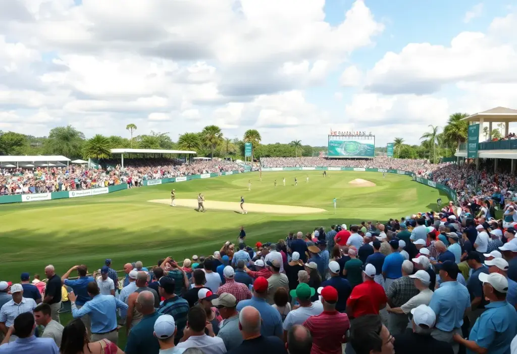 Crowd enjoying the 2026 WM Phoenix Open