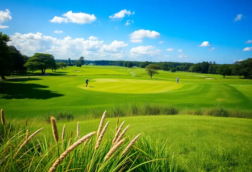 Alison Lee playing golf at PIF Saudi Ladies International