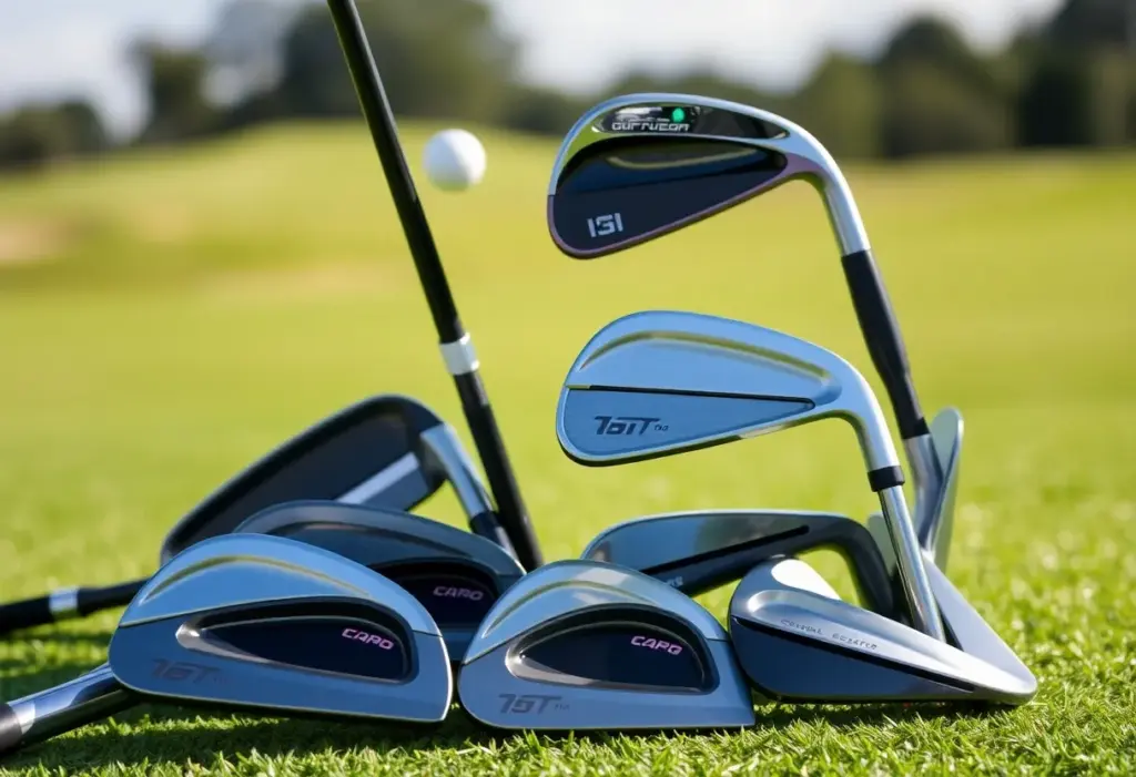 Various golf wedges on display for 2025
