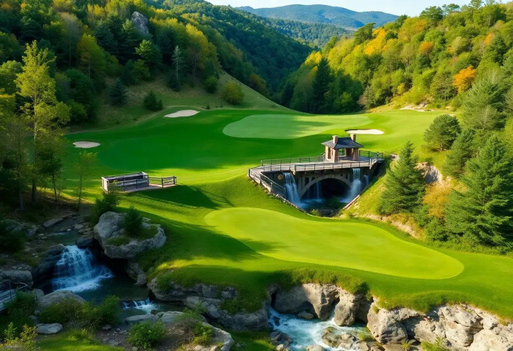 18-hole golf course in the Ozark Mountains