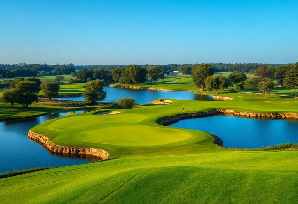 Scenic view of the golf course at PGA National for the Cognizant Classic