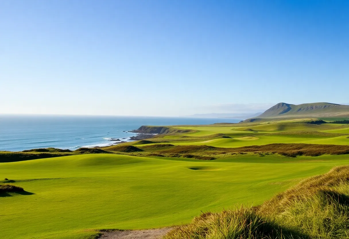Scenic view of Doonbeg Golf Course