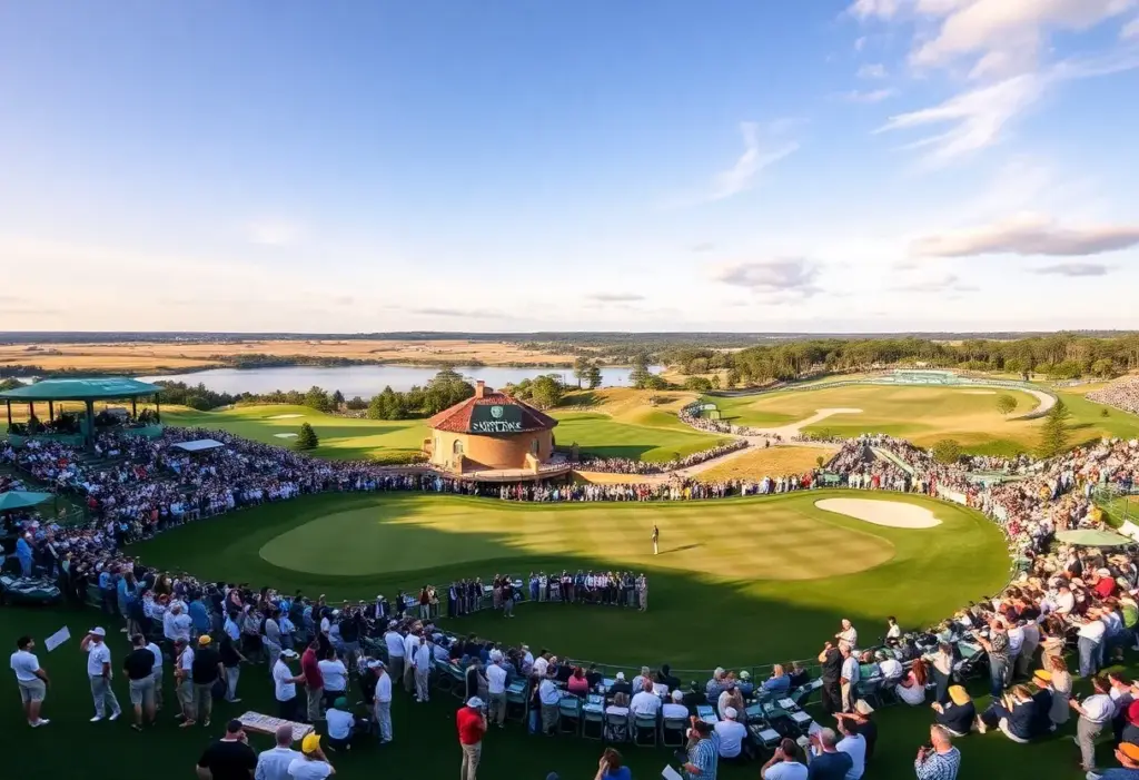 Jacob Bridgeman celebrating victory at Genesis Invitational
