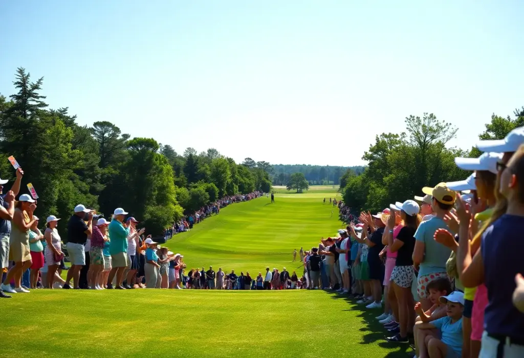 Golfer celebrating victory at Honda LPGA Thailand