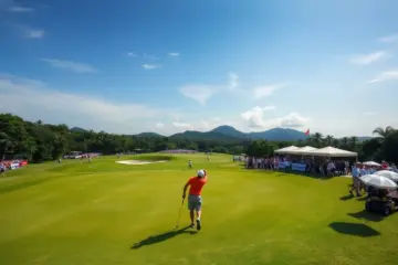 Celebration at LPGA Honda Thailand Golf Tournament