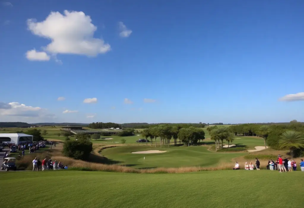Golf course view at the Kenya Open tournament