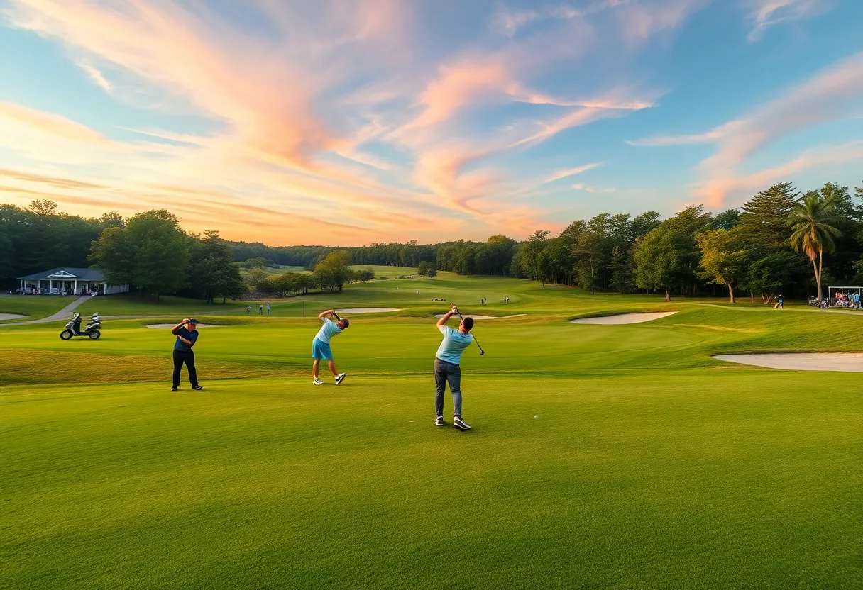 Golf course view during the Magical Kenya Open tournament