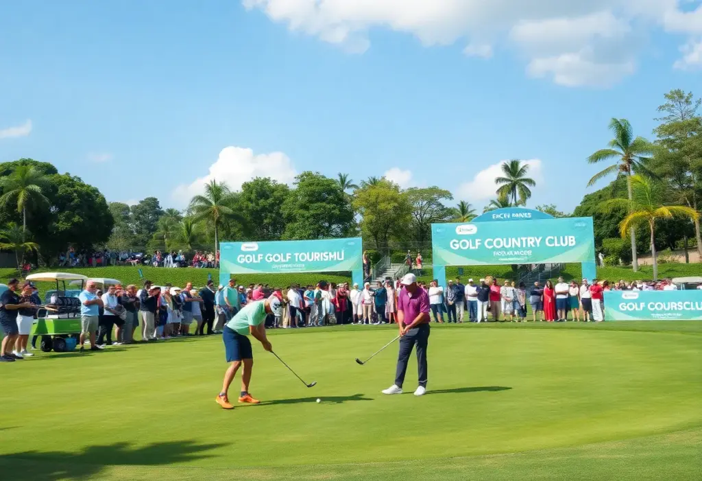 Golf tournament at Alabang Country Club promoting tourism