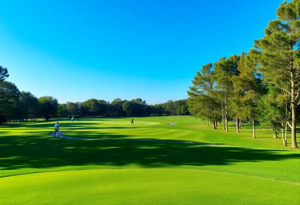 Artist's impression of an international-standard golf course in Nava Raipur