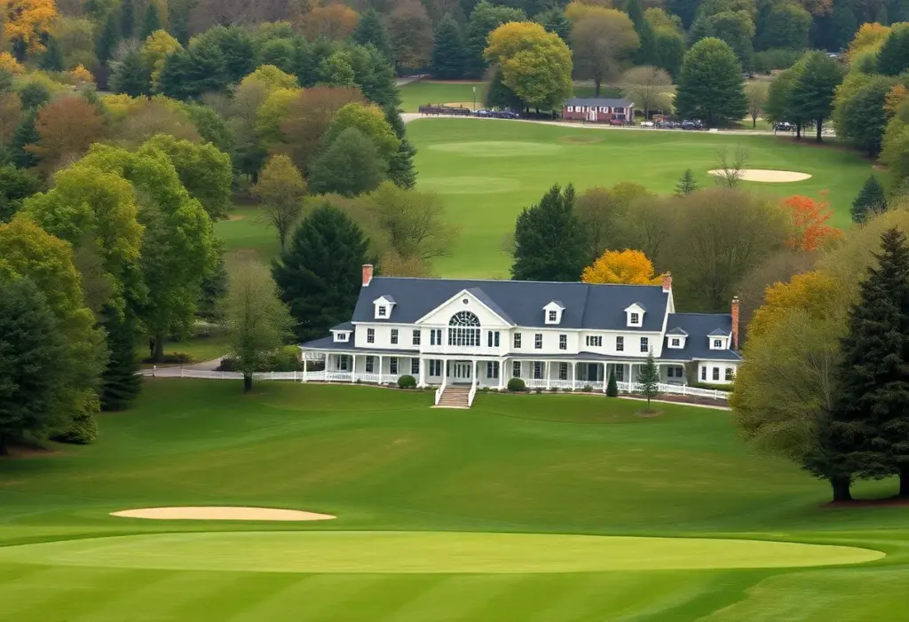 Challenging golf course layout at Oakmont Country Club