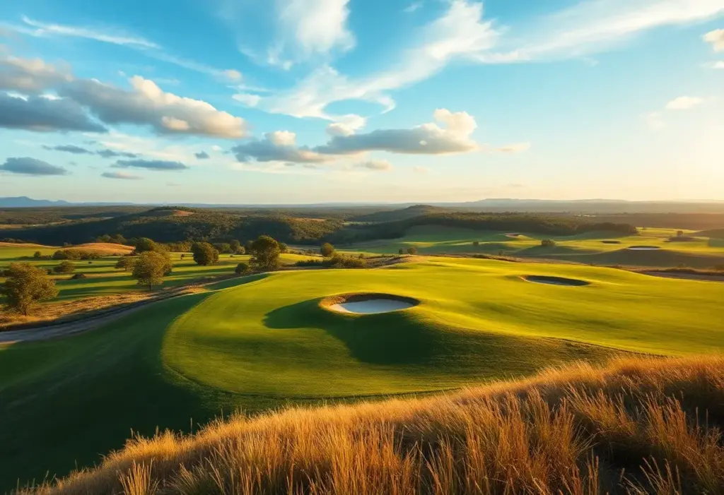 Scenic view of Prince’s Golf Club, a finalist for England's Golf Course of the Year.