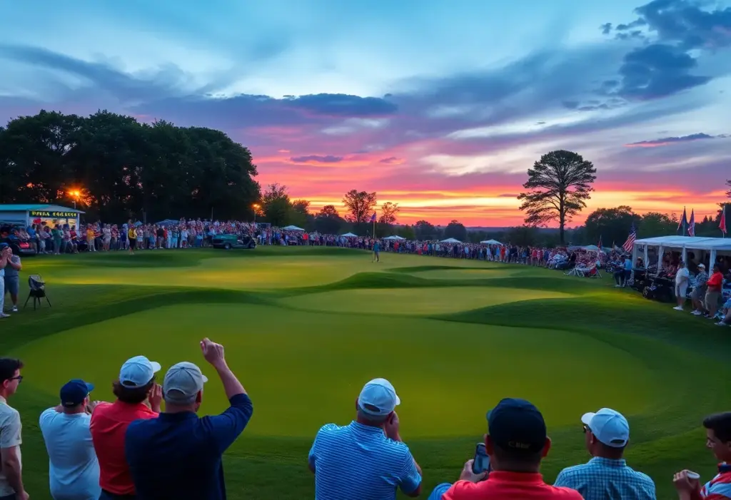 Golfers competing at the Qatar Masters 2026 in Doha