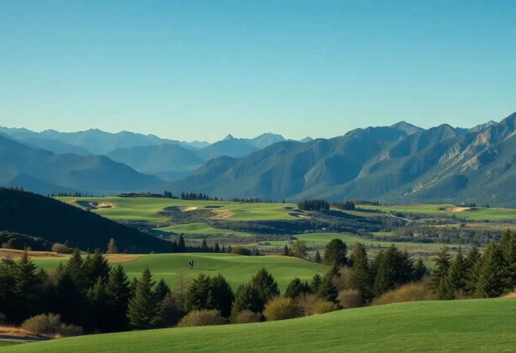 Dramatic landscape of Riviera Country Club during 2026 Genesis Invitational