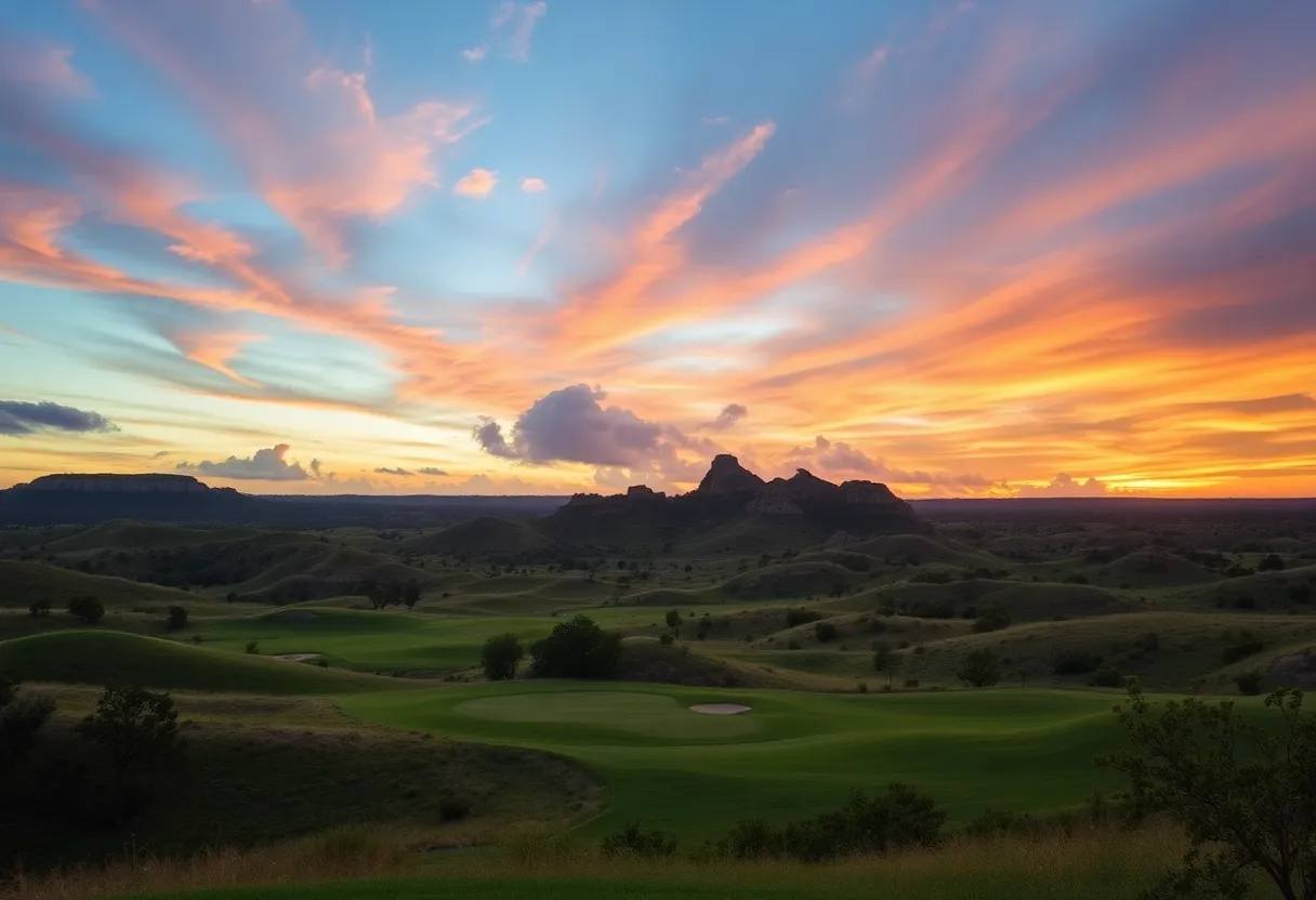 Landscape of Golf Course at Streamsong Resort