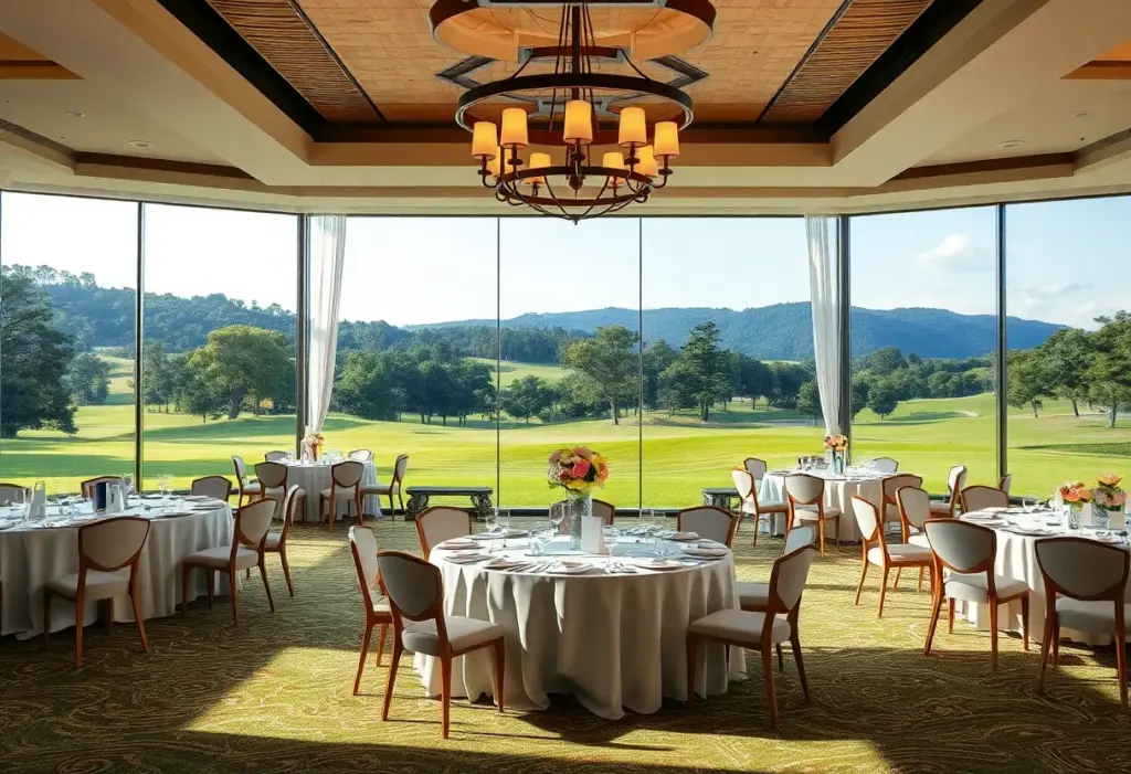 Luxurious ballroom at Trump International Golf Club