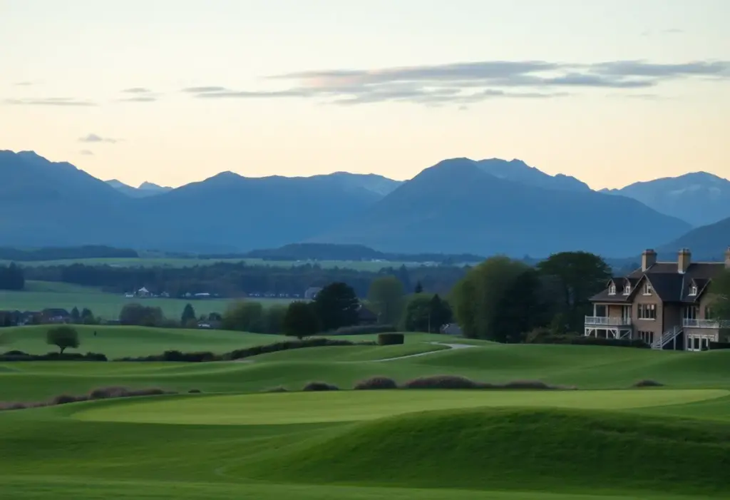 Luxurious golf resort in Scotland