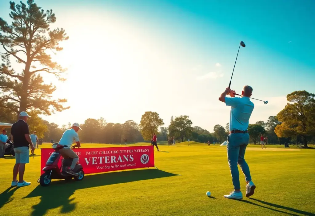 Participants enjoying the Valor Golf Fundraiser at Innisbrook Golf Resort