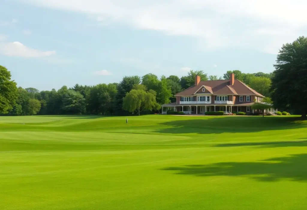 Lush golf course at Westbrook Country Club with family-friendly amenities