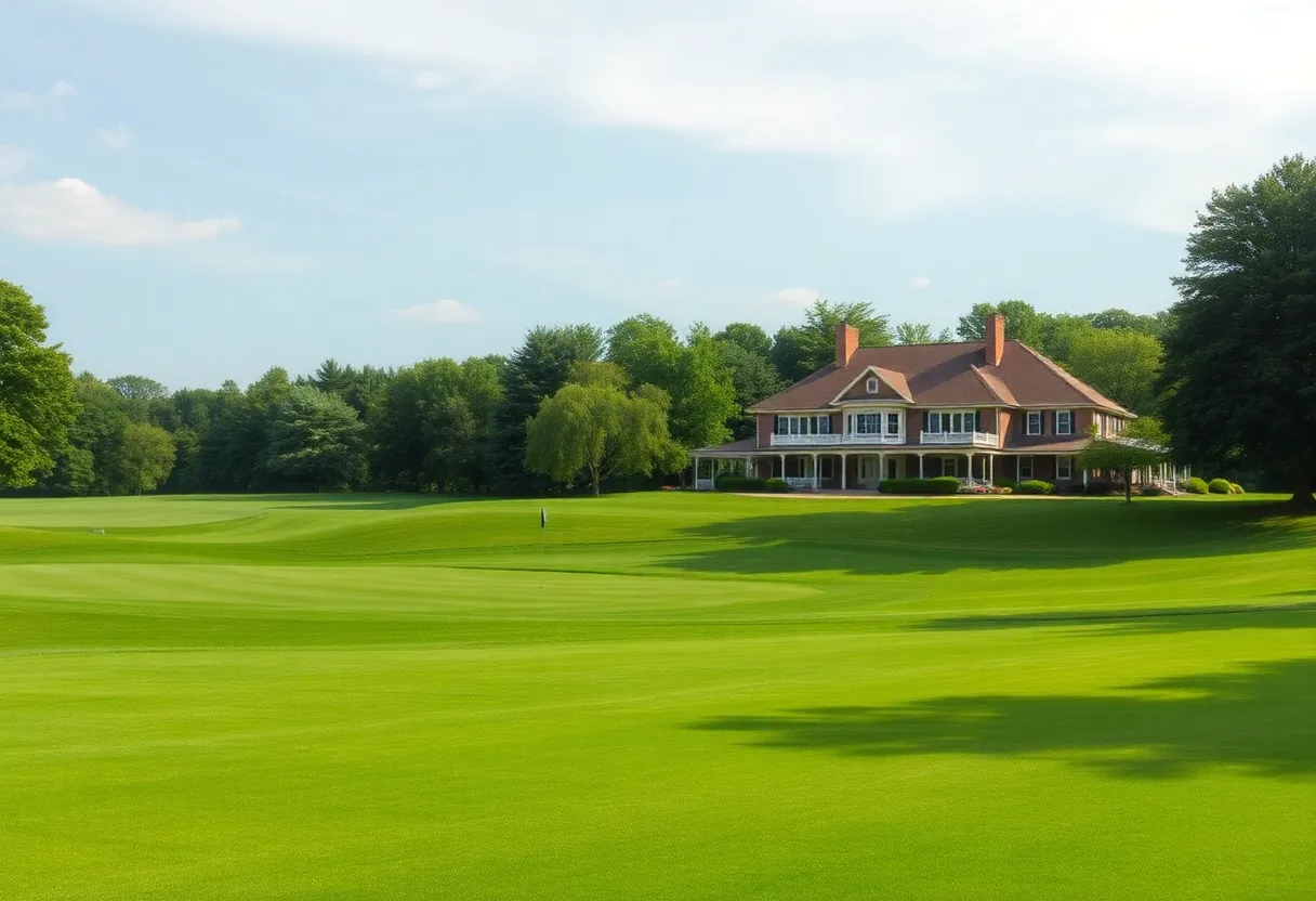 Lush golf course at Westbrook Country Club with family-friendly amenities