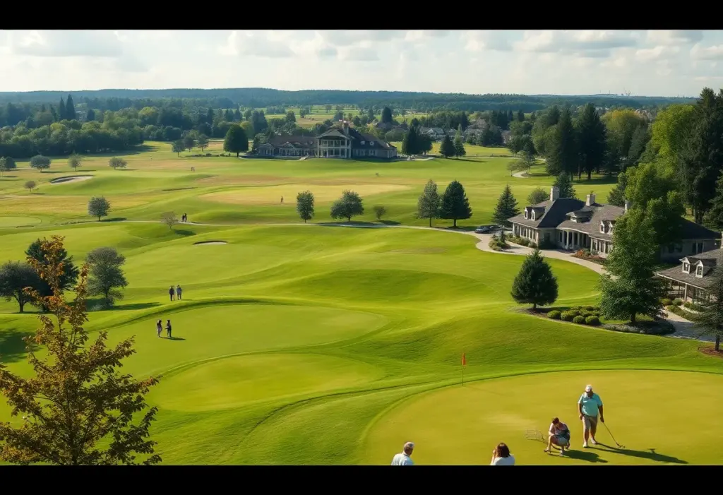 Westbrook Country Club golf course and clubhouse