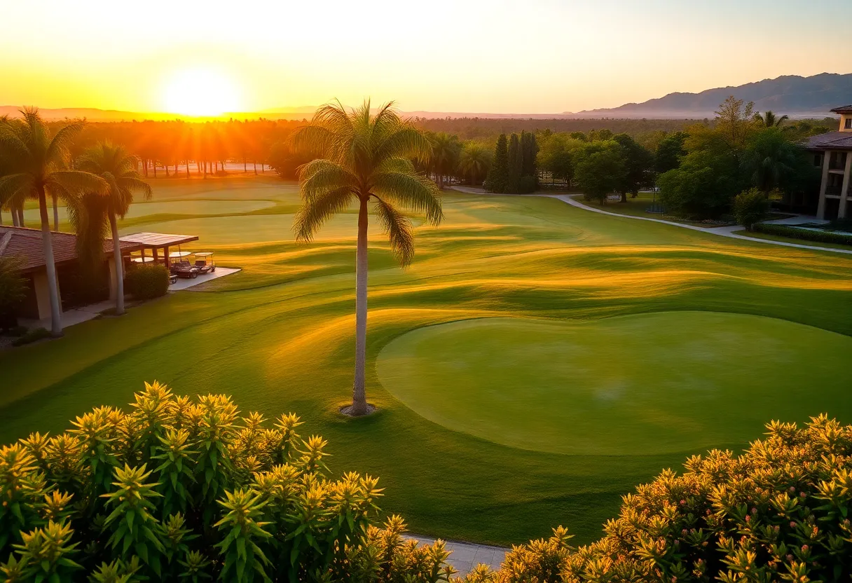 Golf course at The Wigwam Resort with scenic views