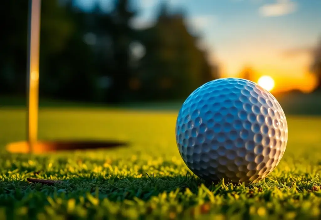 XXIO HYPER RD Golf Ball on the golf course