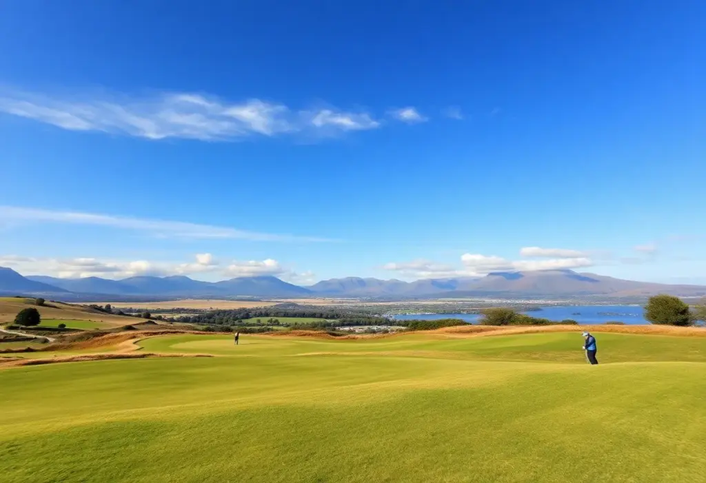 Golf course view during the Aberdeen Golf Links Pro Am event