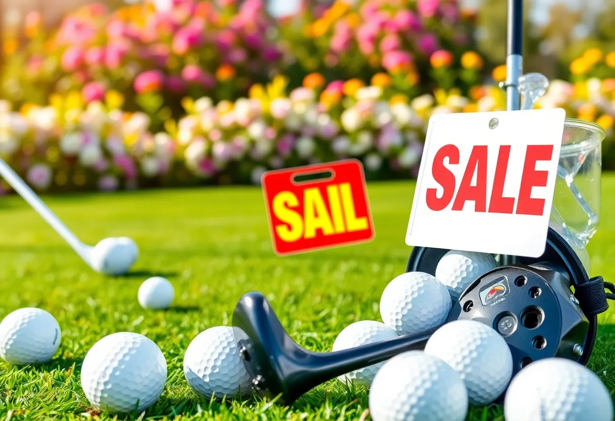 Spring sale on golf balls and equipment on Amazon
