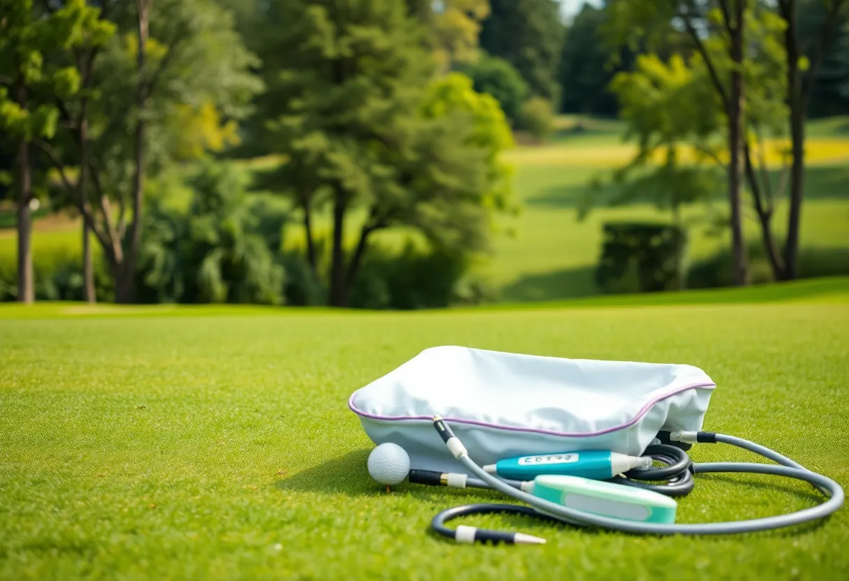 A serene golf course symbolizing recovery and resilience.