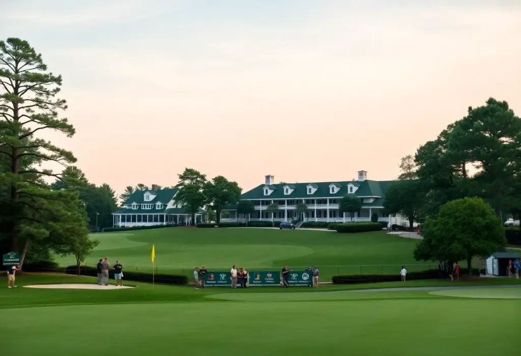 Augusta National Golf Club scenery during the Masters Tournament