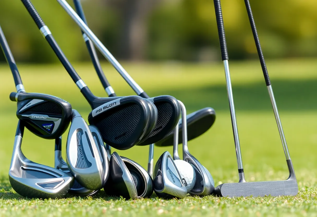 Professional golf clubs and equipment used by Brian Harman at the Valero Texas Open