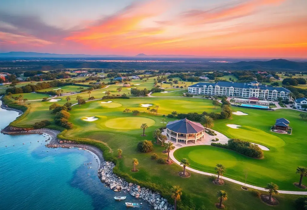 Golf resort landscape representing Century Golf Partners' expansion plans