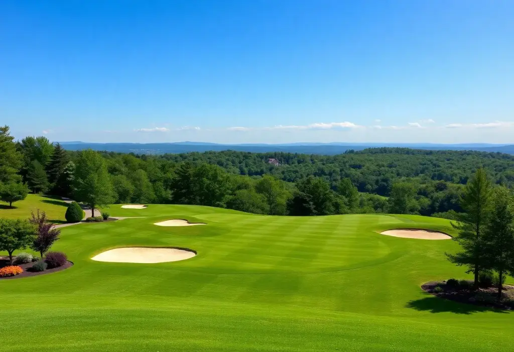 Renovated bunkers and beautiful views at the Course at Sewanee