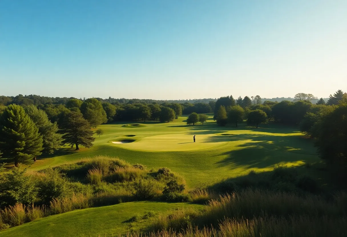 The Craigtoun Course featuring golfers on a sunny day