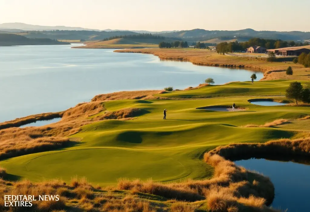 Construction site of Fenmoor Golf Club at Reynolds Lake Oconee