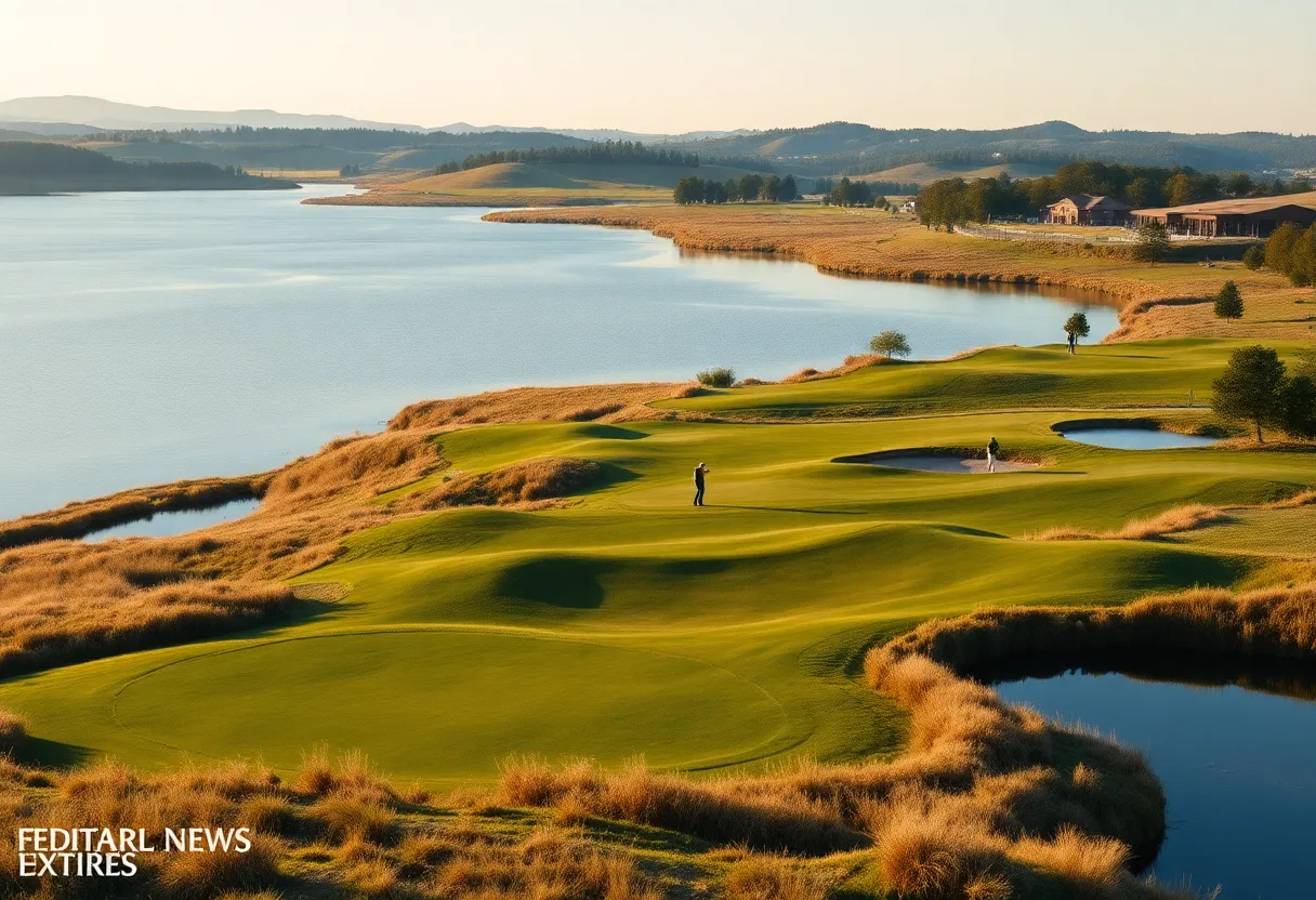 Construction site of Fenmoor Golf Club at Reynolds Lake Oconee