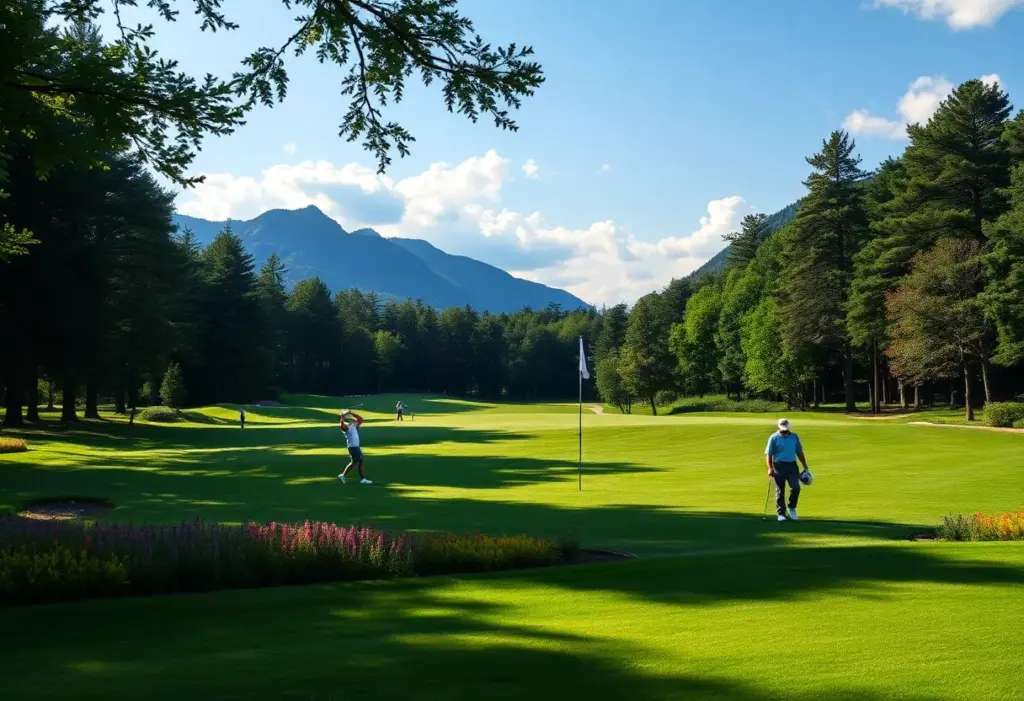 Scenic view of the Genesis Scottish Open golf course