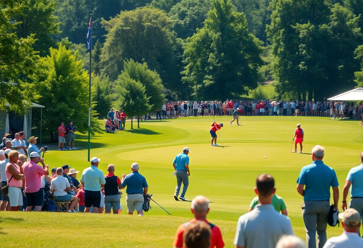 Golf tournament at Houghton Golf Club during Joburg Open 2026