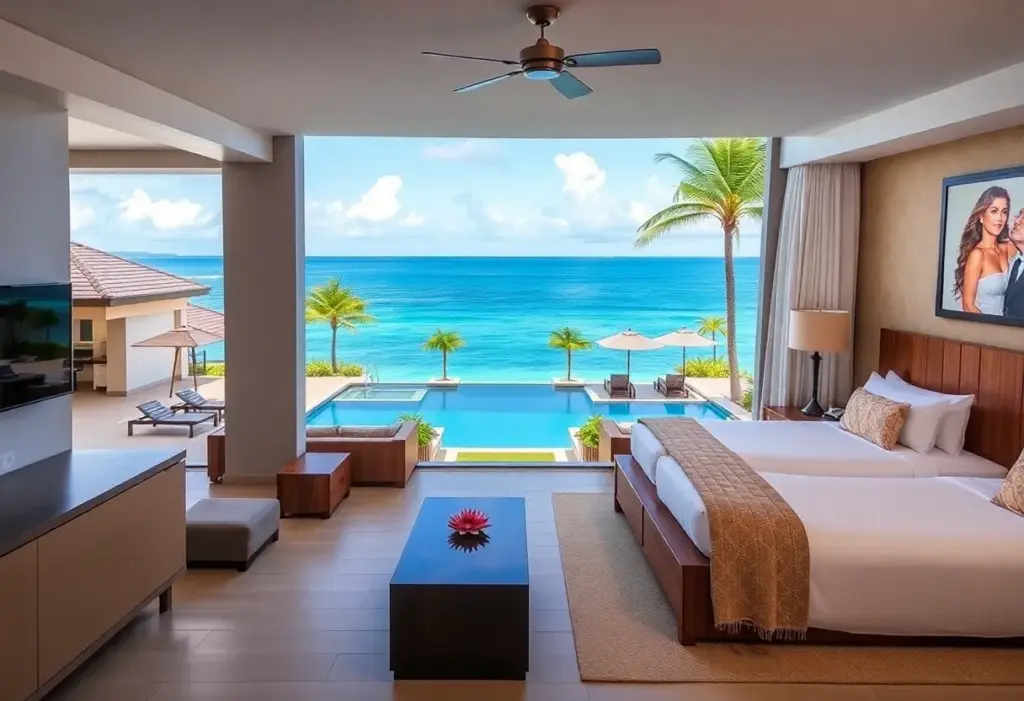Luxurious interiors of Mauna Kea Beach Hotel post-renovation.