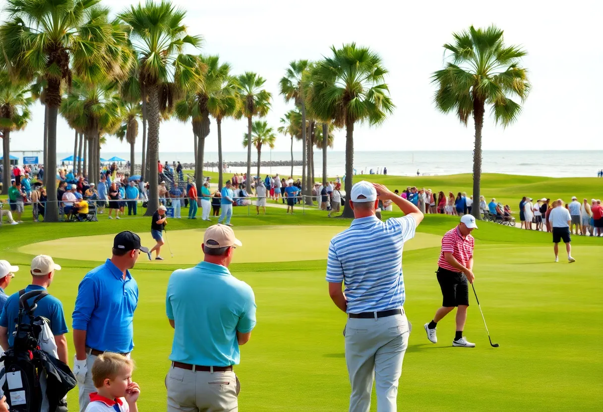 Participants competing in the Myrtle Beach Golf Championship