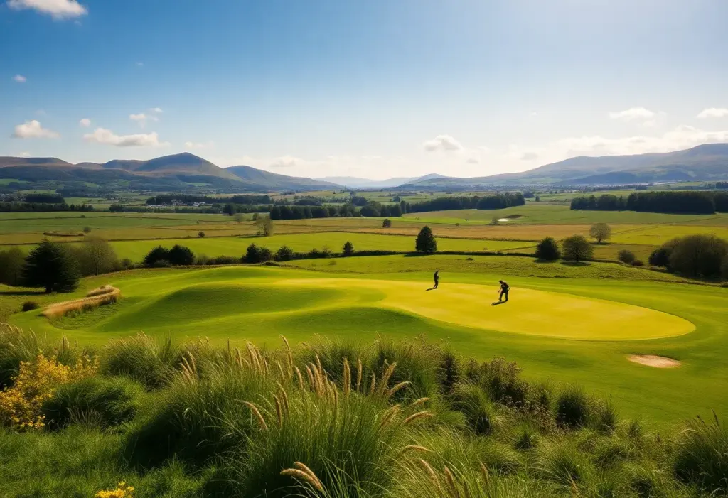 Beautiful Perthshire golf course with scenic views